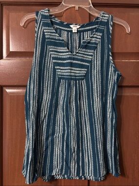 Women’s Sonoma sleeveless tank top size medium turquoise